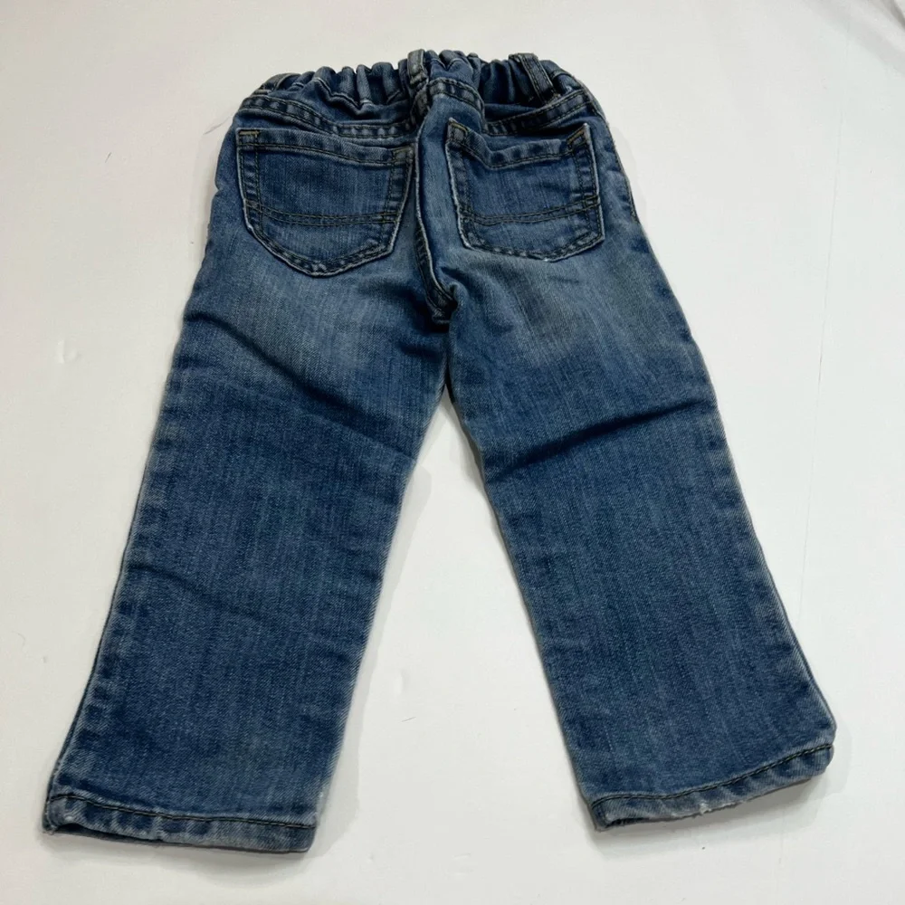 The Children’s Place Boys 2T Skinny Jeans Medium Wash Pull On Denim